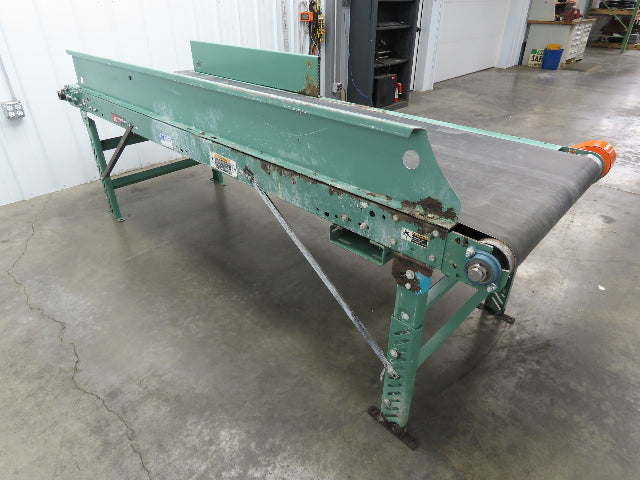 Roach 34"x 9' Slider Bed Conveyor 29" Belt .5Hp 230/460V 3PH End Drive 55fpm