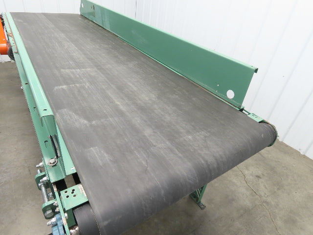 Roach 34"x 9' Slider Bed Conveyor 29" Belt .5Hp 230/460V 3PH End Drive 55fpm