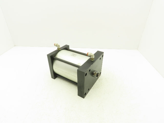 Rockford Air Devices 6x6 Pneumatic Air Cylinder 6"Bore 6"Stroke Flange Mount