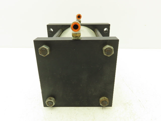 Rockford Air Devices 6x6 Pneumatic Air Cylinder 6"Bore 6"Stroke Flange Mount
