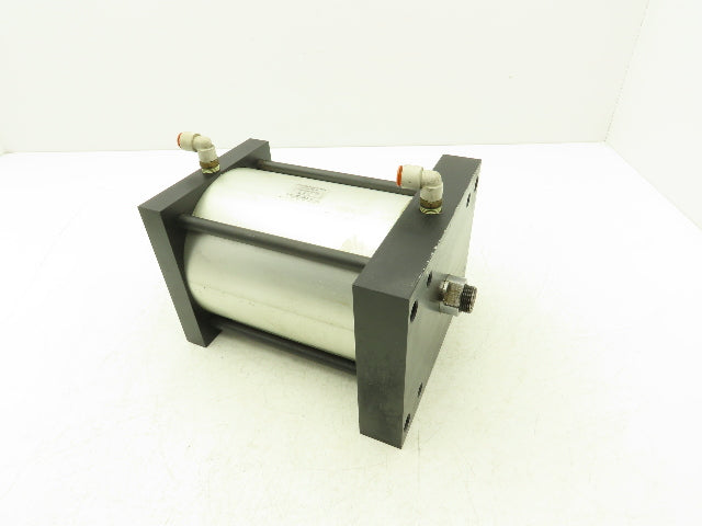 Rockford Air Devices 6x6 Pneumatic Air Cylinder 6"Bore 6"Stroke Flange Mount
