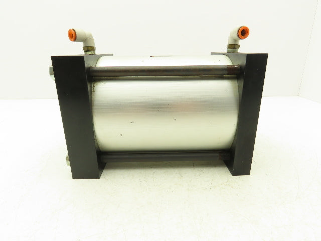 Rockford Air Devices 6x6 Pneumatic Air Cylinder 6"Bore 6"Stroke Tapped Mounting