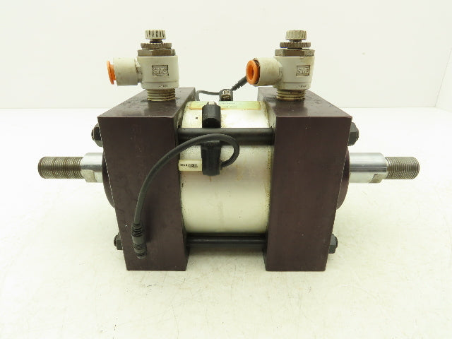 Bimba TRD 39451 4x1" Double Rod Pneumatic Air Cylinder 4"Bore 1"Stroke 250psi