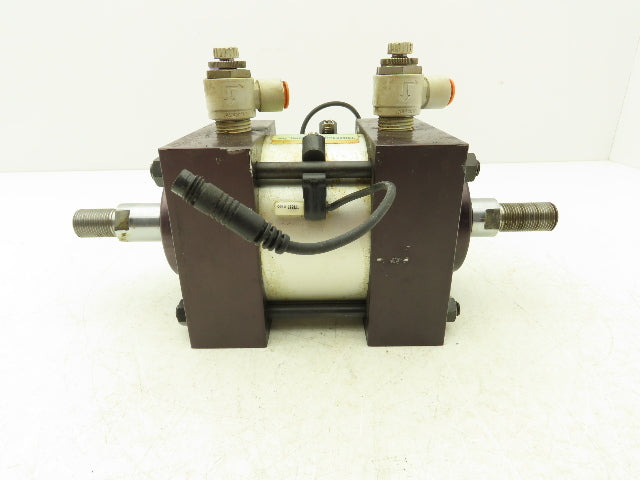 Bimba TRD 39451 4x1" Double Rod Pneumatic Air Cylinder 4"Bore 1"Stroke 250psi