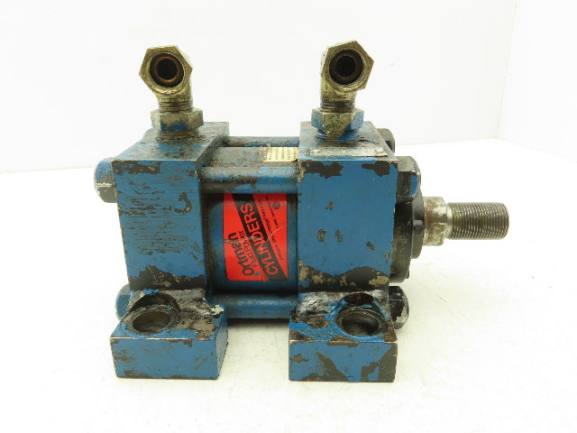 Ortman Fluid 3THJ Hydraulic Cylinder 3.25" Bore 1/2" Stroke 3000psi Foot Mount