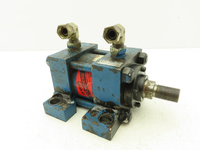 Ortman Fluid 3THJ Hydraulic Cylinder 3.25" Bore 1/2" Stroke 3000psi Foot Mount