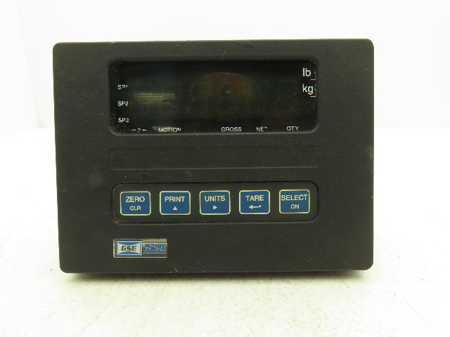 GSE Scale Systems 200350-25010 Model 350 Digital Scale Indicator Readout