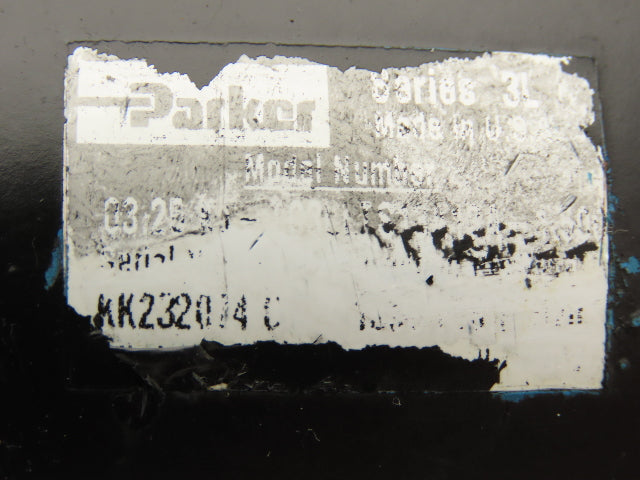 Parker 3.25 KJTC3LLTS13A13A Hydraulic Cylinder 3.25"Bore 1.5" Adjustable Stroke