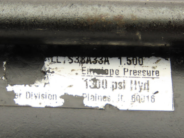 Parker 3L Series Hydraulic Cylinder 3.25"Bore 1.5" Adjustable Stroke 1300psi