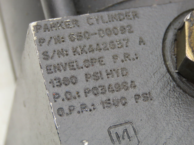 Parker 3L Series Hydraulic Cylinder 3.25"Bore 1.5" Adjustable Stroke 1300psi