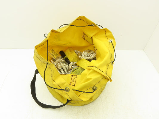 MSA Rose Dynescape 506416 Descender with 50' Rope Lifeline & Escape Belt 300Lb