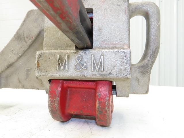 M&M Train Car Rail Clamp Wheel Block Steel/Aluminum Chock