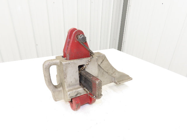 M&M Train Car Rail Clamp Wheel Block Steel/Aluminum Chock