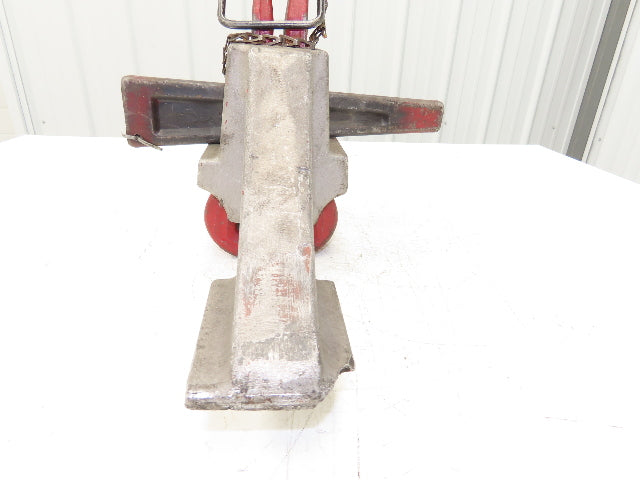 M&M Train Car Rail Clamp Wheel Block Steel/Aluminum Chock