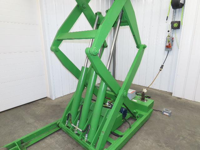 Hydraulic Lift Table 10000lb 5 Ton 102" Travel 78x48" 3Ph 5Hp Leeson Mobile