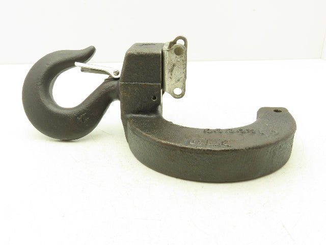 Crosby IA 3-Ton Hoist Upper Swivel Hook Mount with Chain Guide