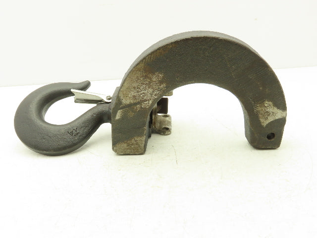 Crosby IA 3-Ton Hoist Upper Swivel Hook Mount with Chain Guide