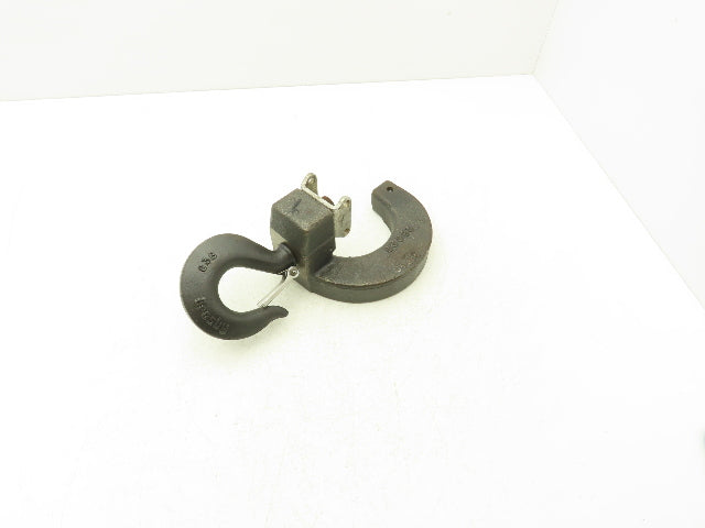 Crosby IA 3-Ton Hoist Upper Swivel Hook Mount with Chain Guide