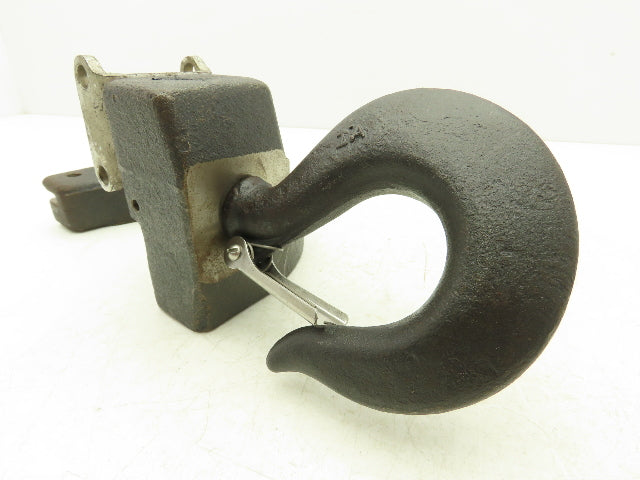 Crosby IA 3-Ton Hoist Upper Swivel Hook Mount with Chain Guide