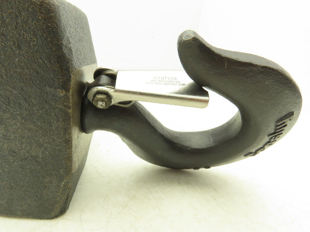 Crosby IA 3-Ton Hoist Upper Swivel Hook Mount with Chain Guide