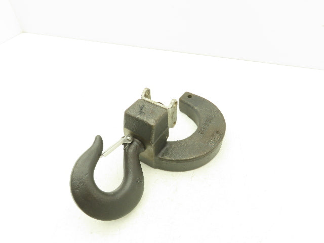 Crosby IA 3-Ton Hoist Upper Swivel Hook Mount with Chain Guide