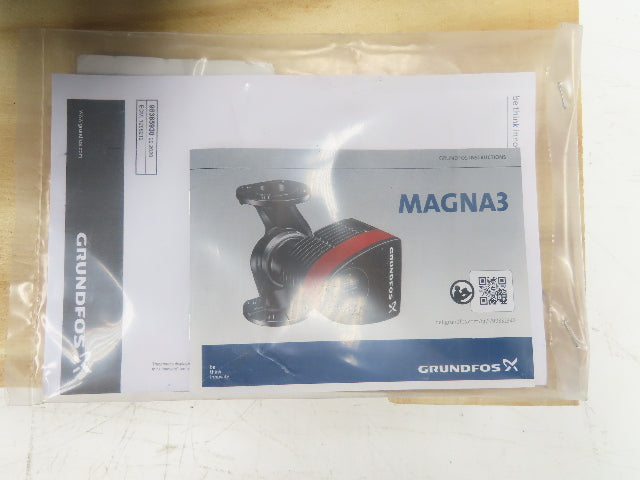 Grundfos MAGNA3 D 100-120 F 450 4" Twin Circulator Pump 165GPM 230V 1PH 98126865