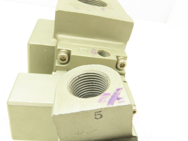 SMC VP3185-125TZA-N Pneumatic Solenoid Pilot Valve 3-Port 1-1/4"NPT