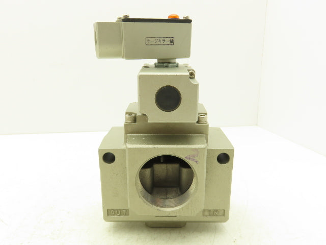SMC VP3185-125TZA-N Pneumatic Solenoid Pilot Valve 3-Port 1-1/4"NPT
