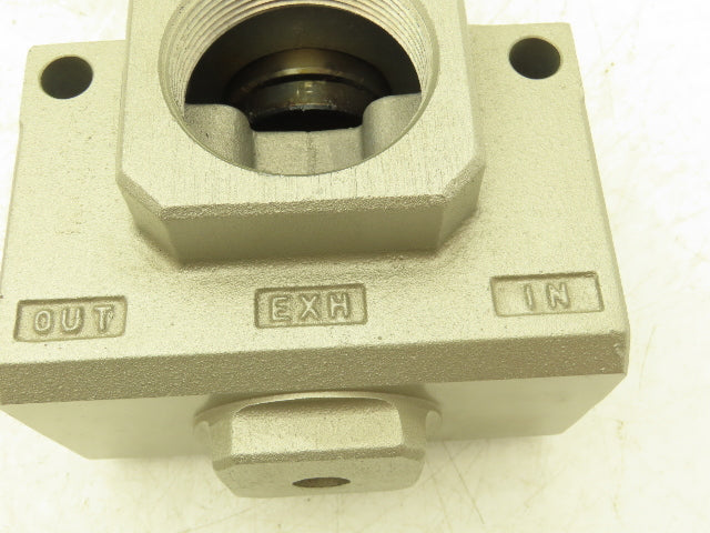 SMC VP3185-125TZA-N Pneumatic Solenoid Pilot Valve 3-Port 1-1/4"NPT