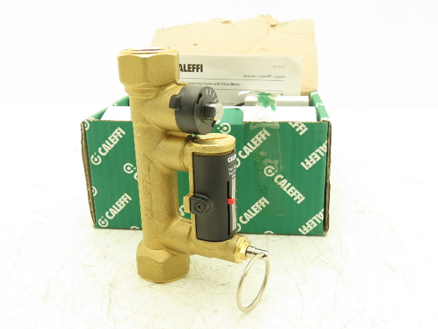 Caleffi 132552A QuickSetter Balancing Valve w/Flow Meter 2-7GPM 3/4"FNPT 150PSI