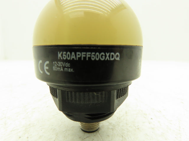 Banner K50APFF50GXDQ Fixed Field Sensor EZ-Light 12-30VDC 4 Pin M12 Lot of 2