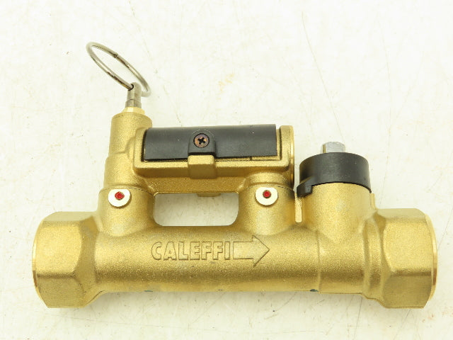 Caleffi 132552A QuickSetter Balancing Valve w/Flow Meter 2-7GPM 3/4"FNPT 150PSI