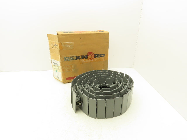 Rexnord D863TAB S-4.5 TableTop Conveyor Chain Side Flex 4.5"x 10'L Gray