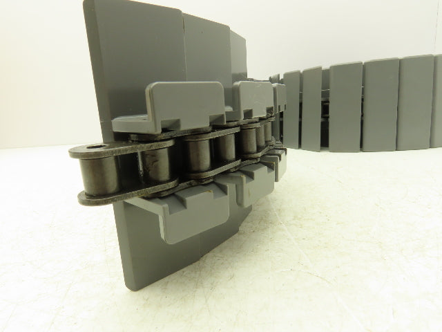 Rexnord D863TAB S-4.5 TableTop Conveyor Chain Side Flex 4.5"x 10'L Gray