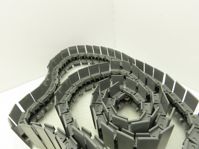 Rexnord D863TAB S-4.5 TableTop Conveyor Chain Side Flex 4.5"x 10'L Gray