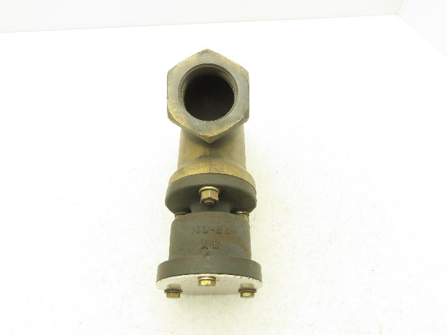 Asco 835215 Shutoff Valve 1-1/2"NPT 120VAC Main 0-40PSI Aux 50-125PSI