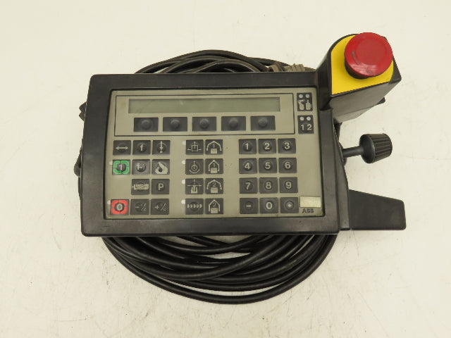 ABB HAA 3560-BBA Robot Teach Pendant Keypad Handheld With 35' Cord With E-stop