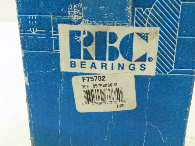 RBC F75702 Cam Follower Bearing Assy 4"OD X 2 1/4" Shaft-3.5"X2" OAL 5 3/4"