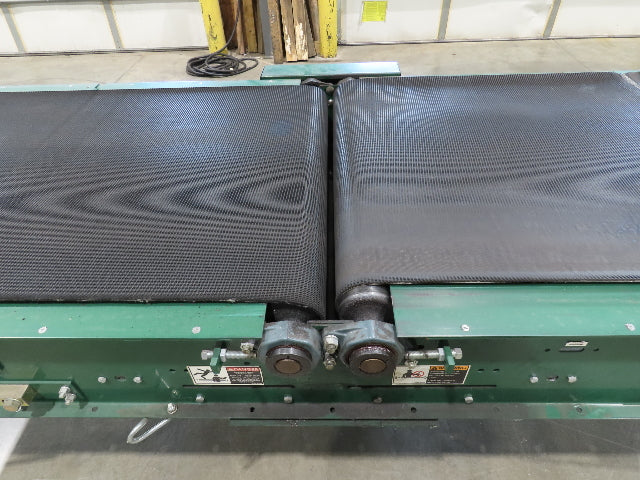 Dematic 39"x 10' Gapper Conveyor 34" Belt 2-Speed Package Gapping 90/160fpm 36"H