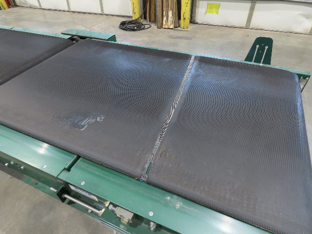 Dematic 39"x 10' Gapper Conveyor 34" Belt 2-Speed Package Gapping 90/160fpm 36"H