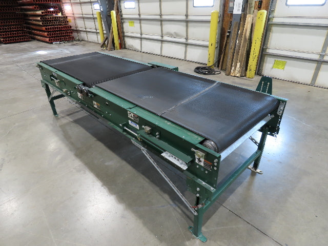 Dematic 39"x 10' Gapper Conveyor 34" Belt 2-Speed Package Gapping 90/160fpm 36"H