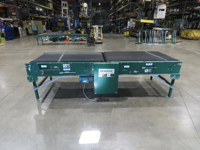 Dematic 39"x 10' Gapper Conveyor 34" Belt 2-Speed Package Gapping 90/160fpm 36"H