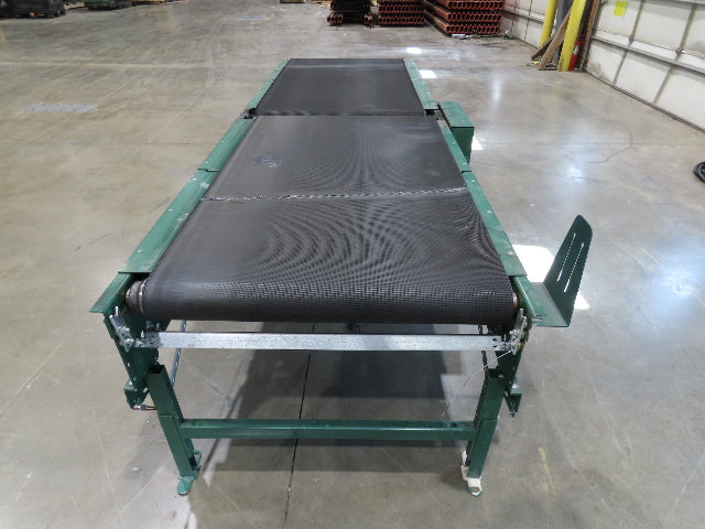 Dematic 39"x 10' Gapper Conveyor 34" Belt 2-Speed Package Gapping 90/160fpm 36"H
