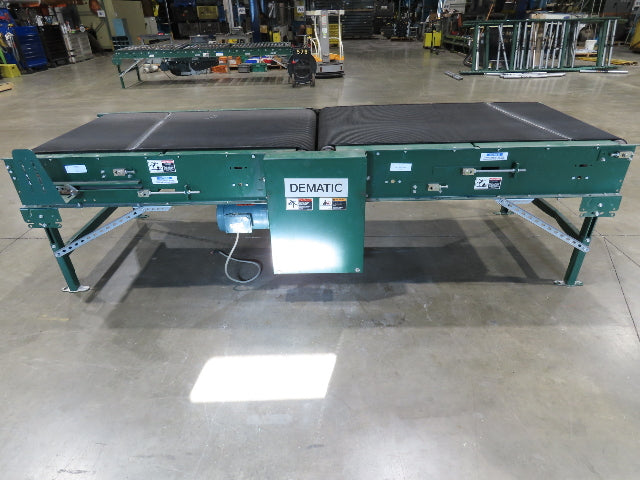 Dematic 39"x 10' Gapper Conveyor 34" Belt 2-Speed Package Gapping 90/160fpm 36"H