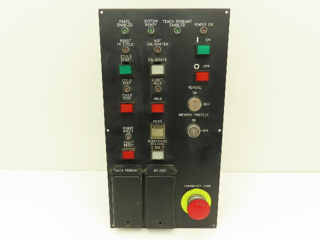 Fanuc A05B-2022-C121 HMI Operator Control Panel Push Button W/E-Stop No Keys