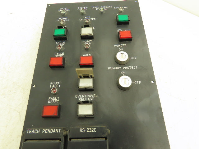 Fanuc A05B-2022-C121 HMI Operator Control Panel Push Button W/E-Stop No Keys