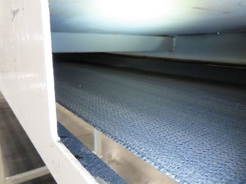 LaRos 34"x 19' Slider Bed Conveyor on Wheels 29"Bed Width 115V 30FPM 36-48"H