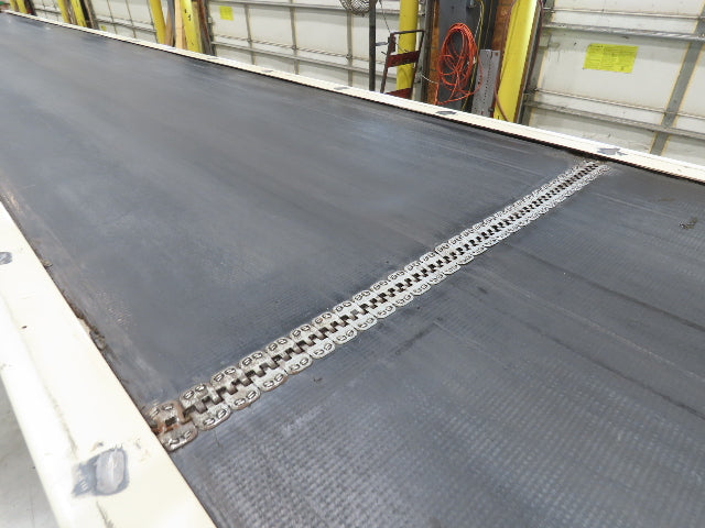 LaRos 34"x 19' Slider Bed Conveyor on Wheels 29"Bed Width 115V 30FPM 36-48"H