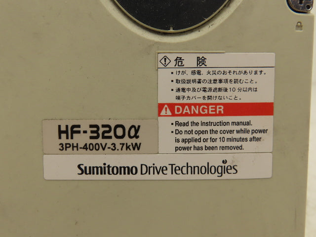 Sumitomo Machinery HF3214-3A7 VFD Inverter AC Drive 380/500V 3.7kW 5HP 3PH