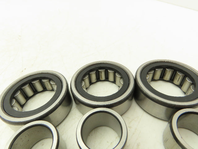 Fag NU2204E Roller Bearing 2Pc 20mm ID 47mm OD 18mm Width Lot Of 3